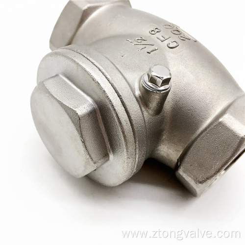 Stainless steel swing check valve